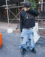 Bottega Desires Black War Long Sleeve