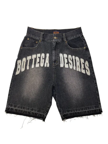 Bottega Desires Denim Shorts (Black)