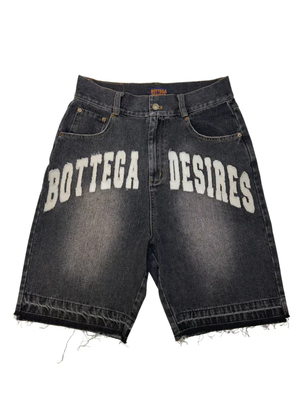 Bottega Desires Denim Shorts (Black)