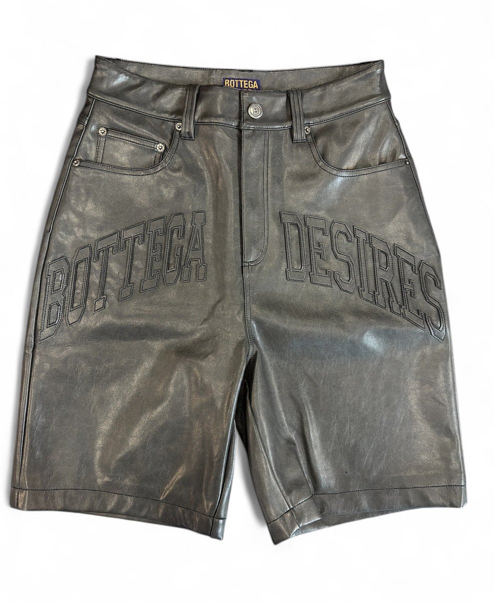 Bottega Desires Leather Shorts Bottega Desires Leather Shorts - Image 1