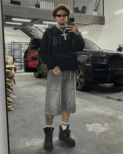 Bottege Desires War Long Sleeve T-shirt (Black)