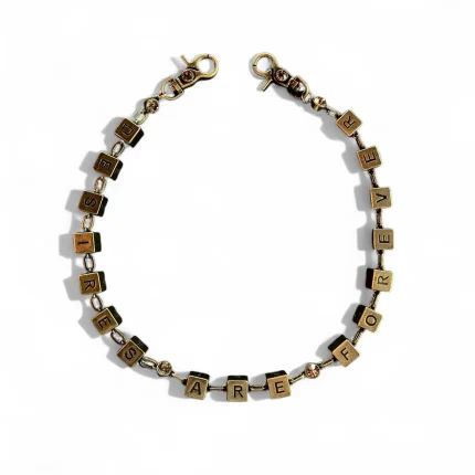 DICE GAME WALLET CHAIN (BRASS)